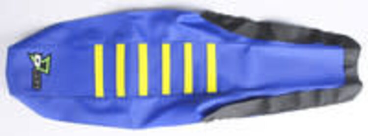 D'COR D-COR SEAT COVER BLUE/YELLOW HUSQVARNA TC125 FC250-450 '16-'17