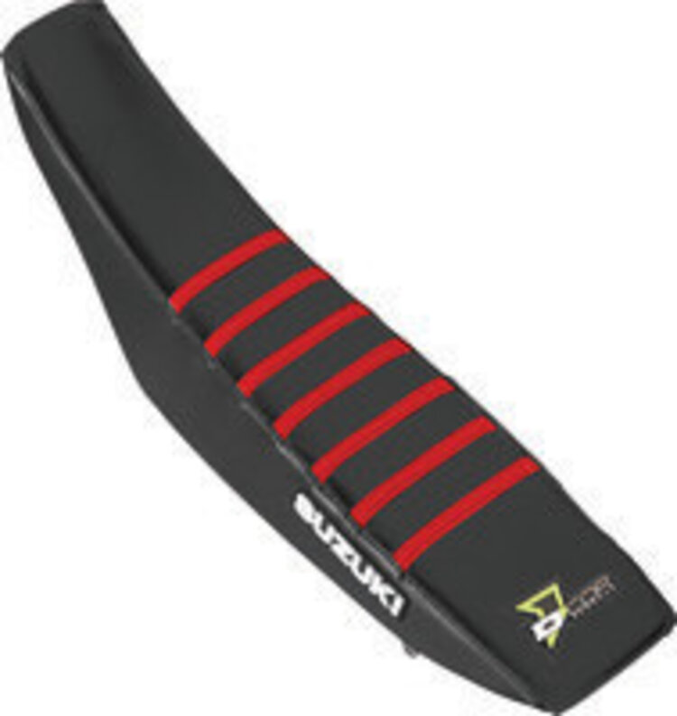 D'COR D-COR SEAT COVER BLACK/RED SUZUKI RMZ250 '05-'18 RMZ450 '05-'17
