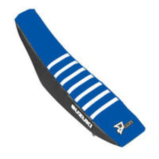 D'COR D-COR SEAT COVER BLACK/BLUE W/RIBS SUZUKI RMZ250 '19 RMZ450 '18-'19