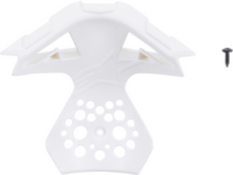 ALPINESTARS S-M8/S-M10 HELMET CHIN VENT FRAME GLOSS WHITE XS-SM