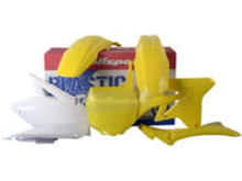 POLISPORT POLISPORT PLASTIC BODY KIT YELLOW/WHITE SUZUKI RMZ 250 '07-'09