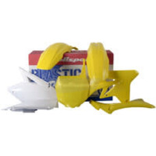 POLISPORT POLISPORT PLASTIC BODY KIT YELLOW/WHITE SUZUKI RMZ 250 '07-'09