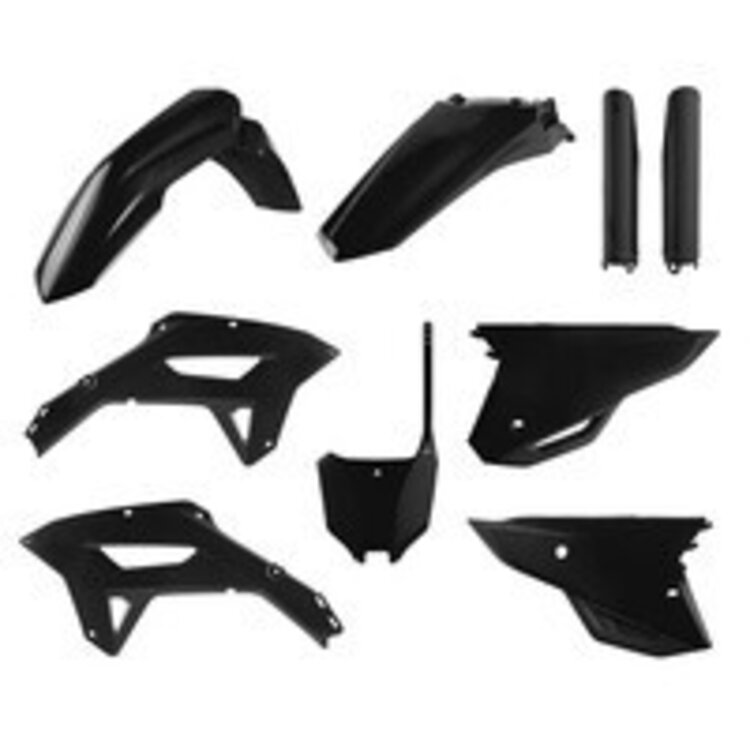 POLISPORT POLISPORT FULL PLASTIC KIT BLACK HONDA CRF450RX '21-'24