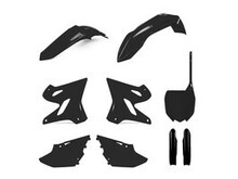 POLISPORT POLISPORT FULL PLASTIC KIT  BLACK YAMAHA YZ125-250 2021