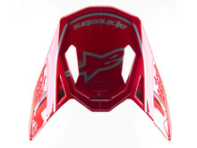 ALPINESTARS S-M10 VISOR ACUMEN LE RED FLAKE/BLACK/SILVER