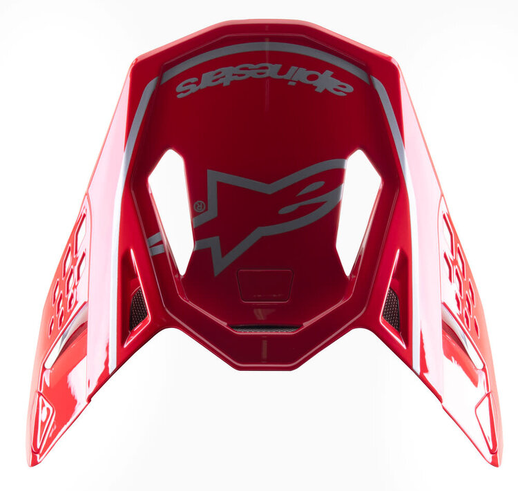 ALPINESTARS S-M10 VISOR ACUMEN LE RED FLAKE/BLACK/SILVER