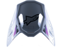 ALPINESTARS S-M10 VISOR LE DAYTONA 23 GREY/ORANGE FLUO/RHODAMINE OS