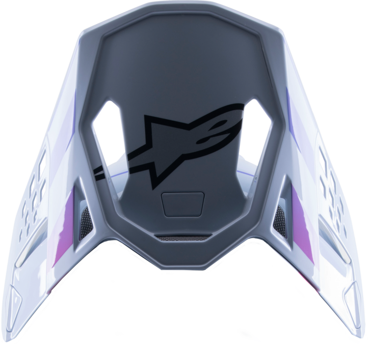 ALPINESTARS S-M10 VISOR LE DAYTONA 23 GREY/ORANGE FLUO/RHODAMINE OS