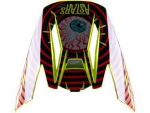 ALPINESTARS S-M5 VISOR SOLAR FLARE BLACK/RED/FLUO YELLOW