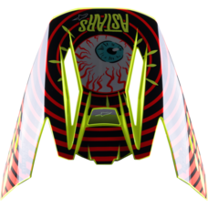 ALPINESTARS ALPINESTARS S-M5 SOLAR FLARE VISOR BLACK/RED/FLUO YELLOW