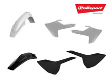 POLISPORT POLISPORT PLASTIC BODY KIT WHITE/BLACK HUSQVARNA FE/TE 250-450 '17-'19