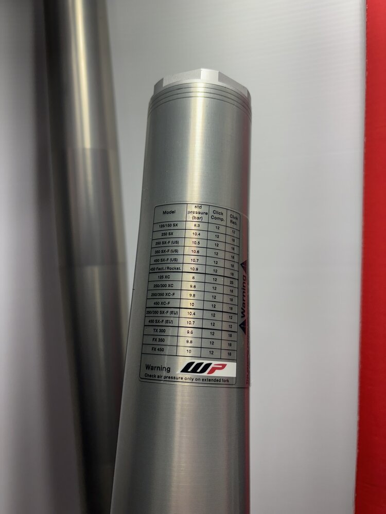 KTM / GASGAS / HUSQVARNA 34188U73 FRONT FORK TUBES 250 / 300 XC / TX  '21