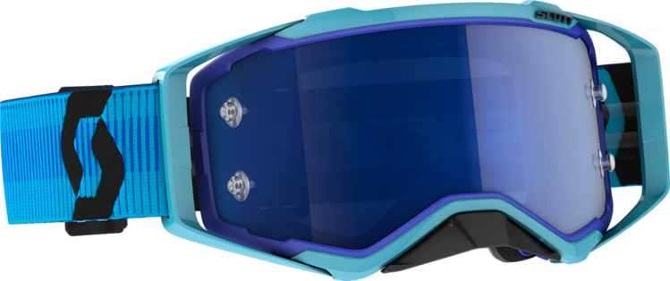 SCOTT PROSPECT GOGGLE BLUE/BLACK W/BLUE CHROME WORKS