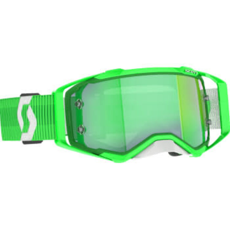 SCOTT SCOTT GOGGLES PROSPECT GREEN/WHITE GREEN CHROME LENSES