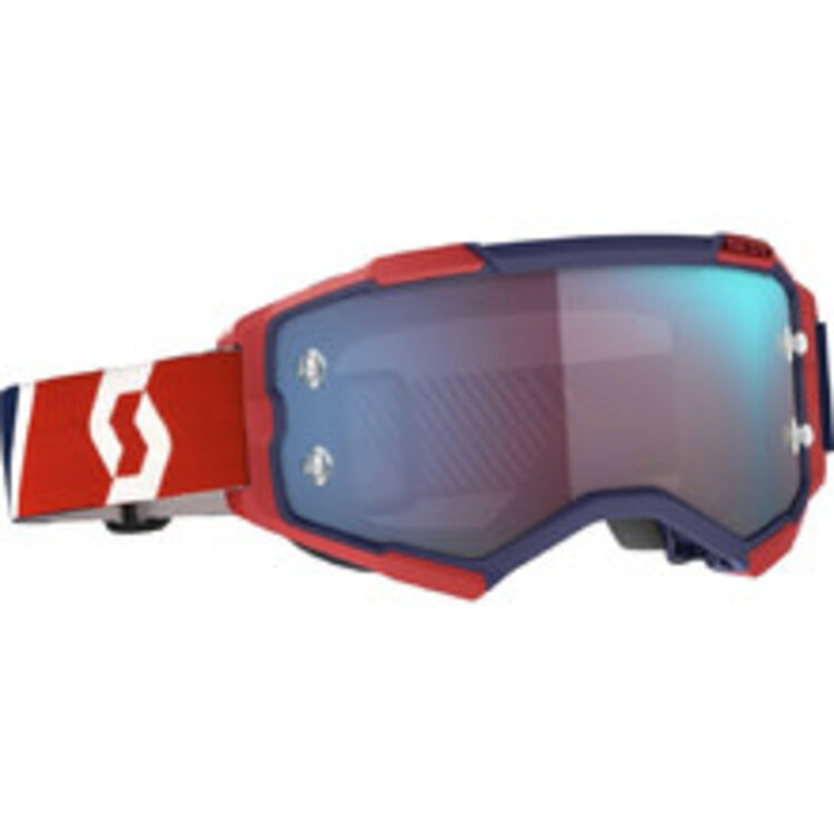 SCOTT Scott - Fury Goggle - Red/Blue - Blue Chrome Lens