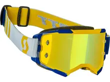 SCOTT FURY GOGGLES YELLOW/BLUE - YELLOW CHROME LENS