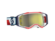 SCOTT SCOTT GOGGLE PROSPECT RED/WHITE YELLOW CHROME LENSE