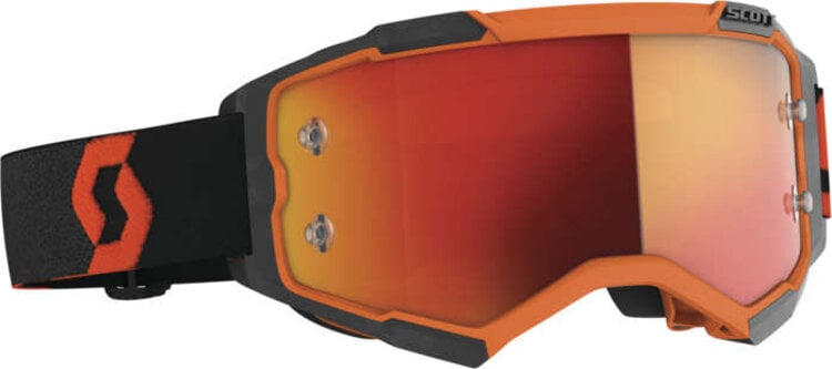 SCOTT Scott - Furry Goggle - Orange/Black - Orange Chrome Lens
