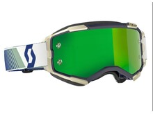 SCOTT SCO GOGGLE FURY BLUE/GREEN- GREEN CHROME