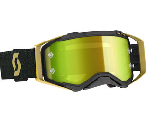 PROSPECT GOGGLE BLACK/GOLD YELLOW CHROME WORKS LENS | MX Tires