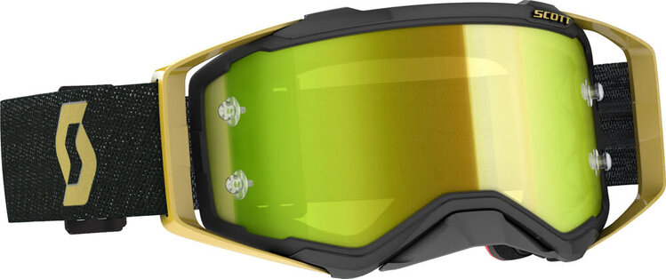 SCOTT PROSPECT GOGGLE BLACK/GOLD YELLOW CHROME WORKS LENS
