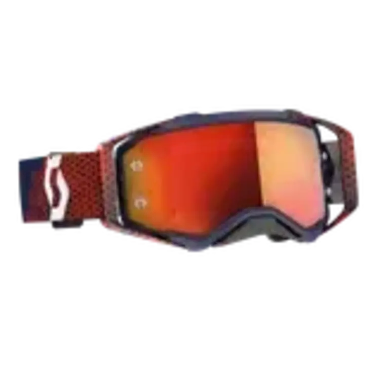 SCOTT PROSPECT GOGGLE RED/BLUE ORANGE CHROME WORKS LENS