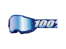 100% ACCURI 2 GOGGLES BLUE- MIRROR BLUE LENS