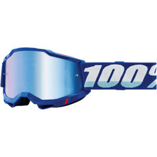 100% ACCURI 2 GOGGLES BLUE- MIRROR BLUE LENS