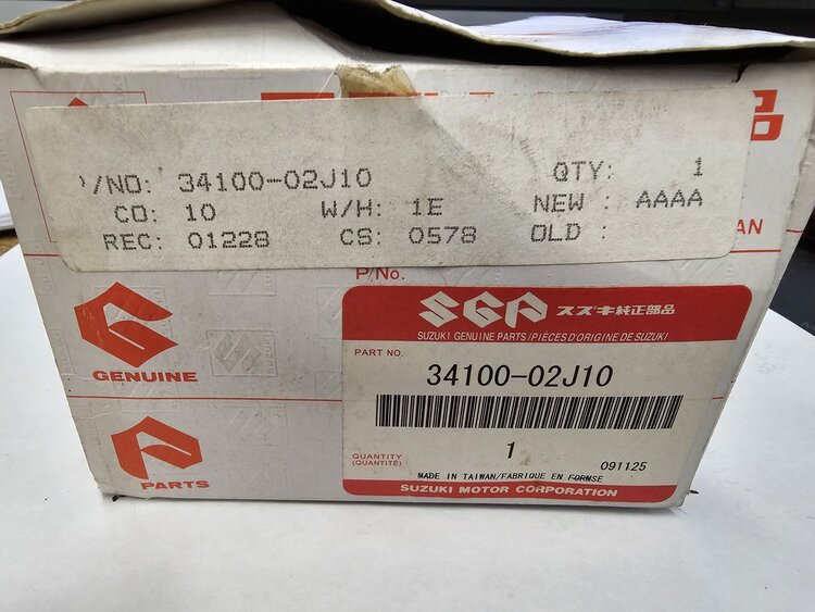 SUZUKI 34100-02J10 SUZUKI RMX450Z SPEEDOMETER ASSEMBLY 2010, '17-'19