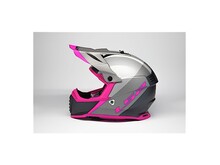 LS2 LS2 Gate Launch Helmet SILVER/GRAY/PINK