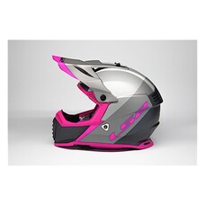 LS2 LS2 Gate Launch Helmet SILVER/GRAY/PINK