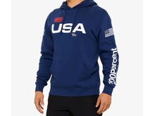 100% MXON USA PULLOVER HOODIE FLEECE