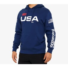100% MXON USA PULLOVER HOODIE FLEECE