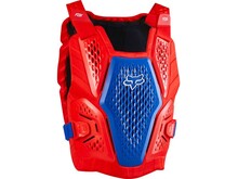 FOX RACING FOX RACEFRAME IMPACT CHEST PROTECTOR, CE BLUE/RED L/XL