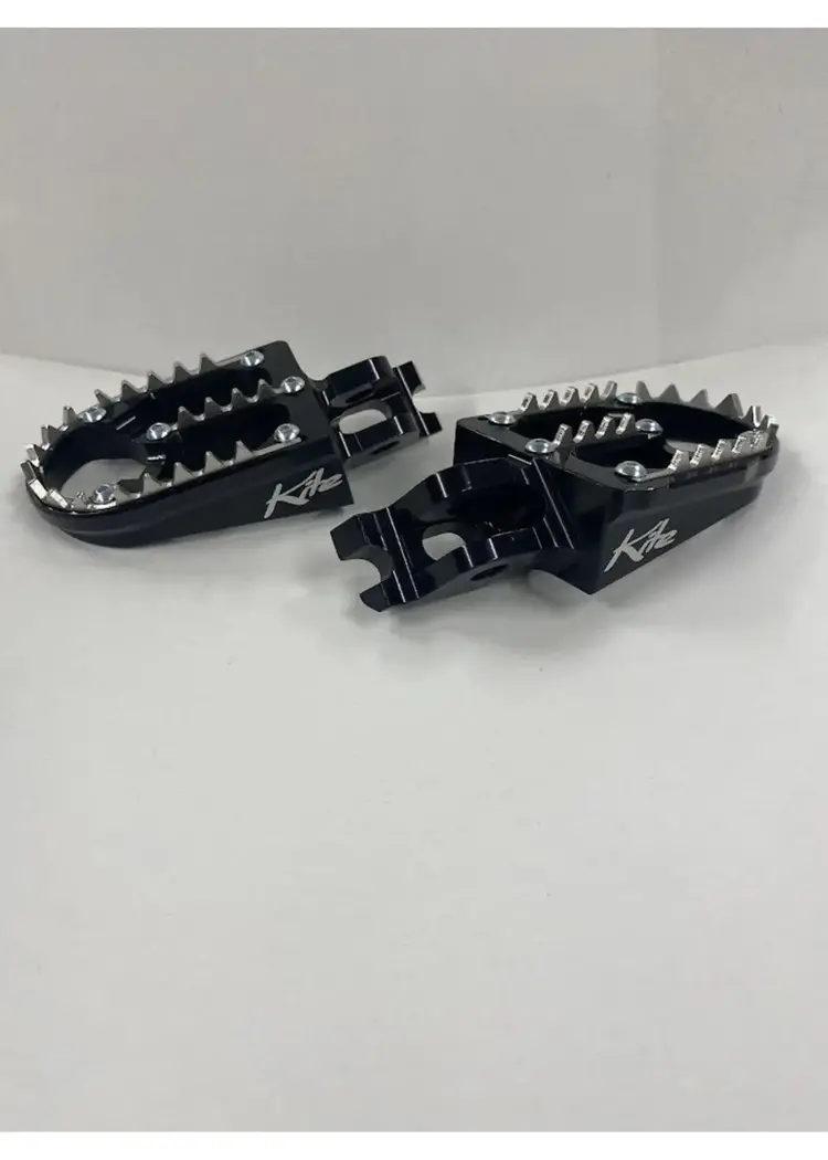 KITE KITE FOOT PEGS KTM/GASGAS/HUSQVARNA 85SX '18-'24 B.B. '16-'22 BLACK