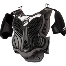 ALPINESTARS YOUTH ALPINESTARS A5 S BIONIC CHEST PROTECTOR BLACK/WHITE