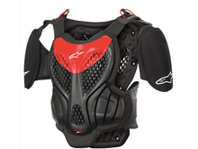 ALPINESTARS YOUTH ALPINESTARS A-5 S BIONIC CHEST PROTECTOR BLACK/RED