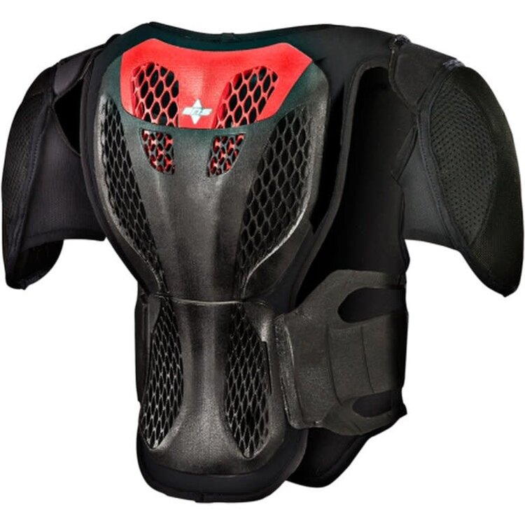 ALPINESTARS YOUTH ALPINESTARS A-5 S BIONIC CHEST PROTECTOR BLACK/RED