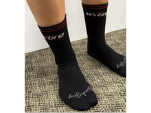 SOCK GUY MXTIRE BLACK / RED SOCKS