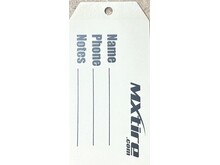 MXT-TAG  MXTIRE TIRE CHANGE TAG PACK OF 100