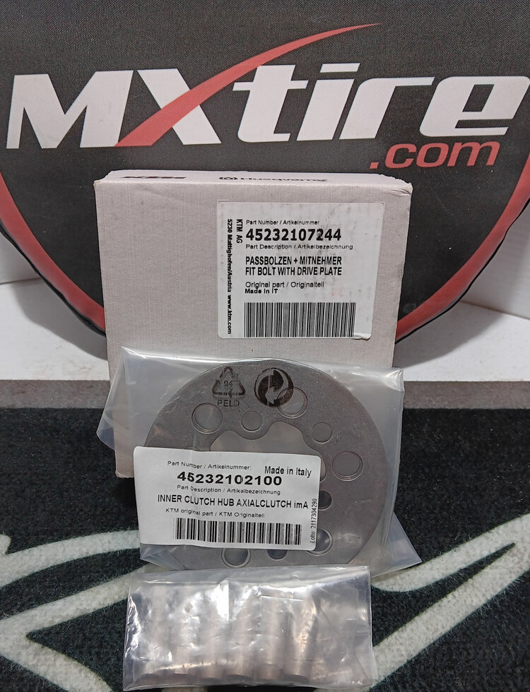 KTM / GASGAS / HUSQVARNA 45232107244 CLUTCH FIT BOLT WITH DRIVE PLATE 14-25 KTM 50 SX
