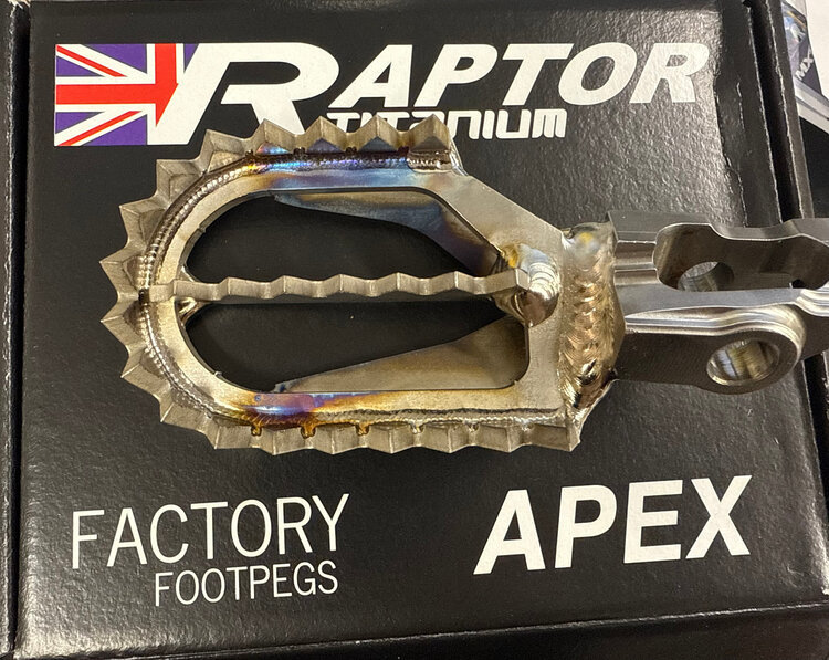 RAPTOR Raptor APEX Titanium Pegs 2025 KTM85