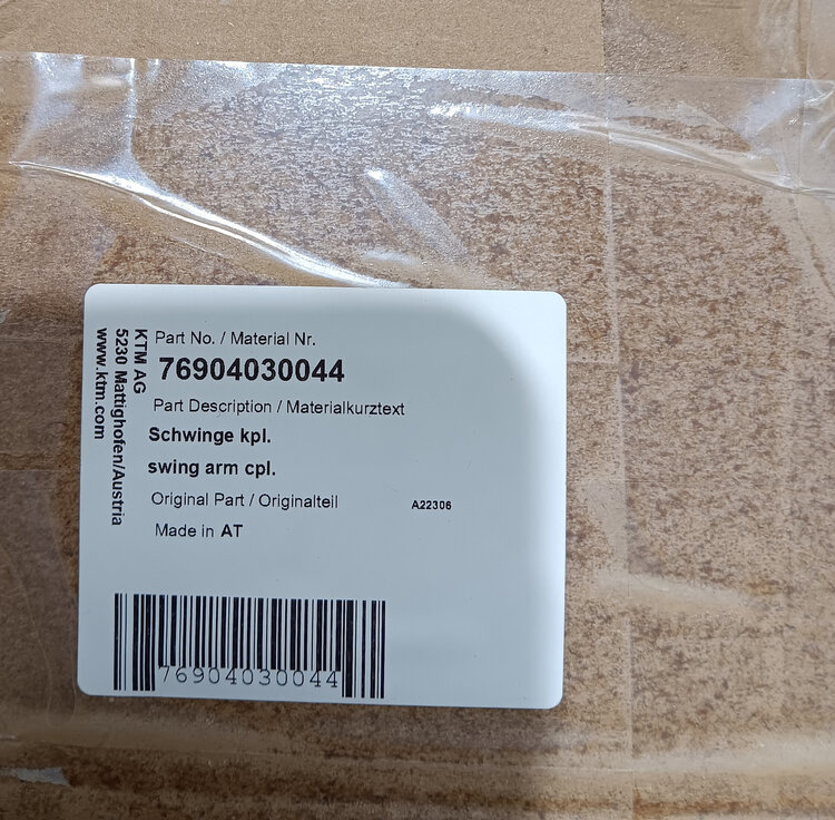 KTM 76904030044 SWING ARM CMPL 2023-2024 KTM 690 SMC-R