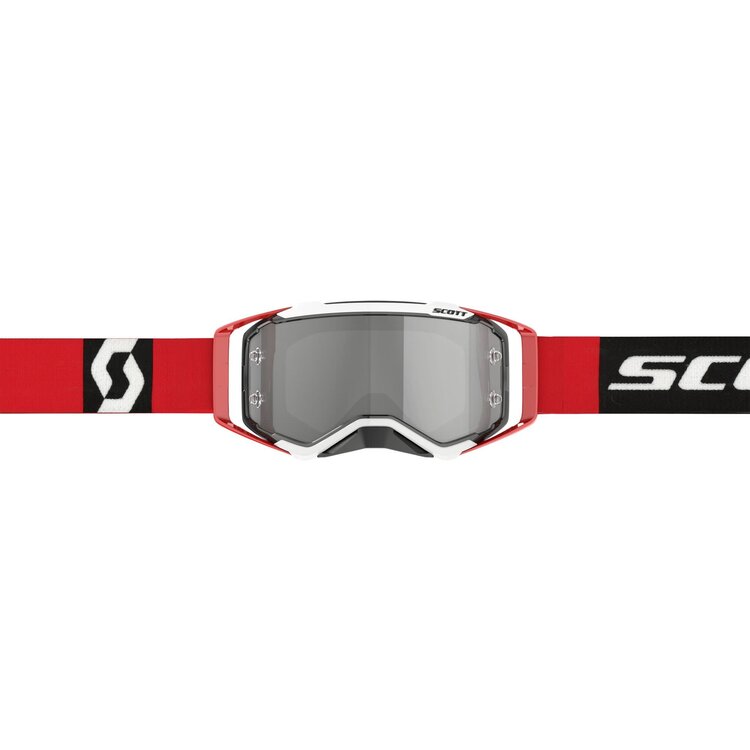 SCOTT PROSPECT GOGGLE RED/BLACK SILVER CHROME WORKS