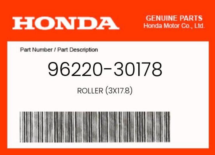 HONDA HONDA OEM ROLLER (3X17.8) CRF 150 '09+ 250/450 '04-'17