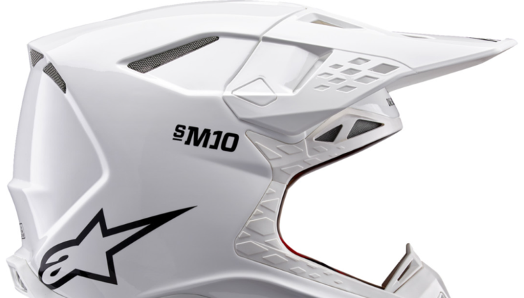 ALPINESTARS S-M10 HELMET SOLID WHITE