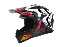 LS2 LS2 MX708 HELMET GLOSS WHITE ORANGE PURPLE