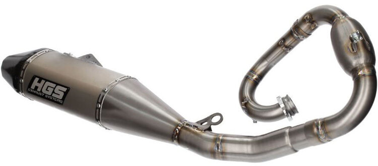 HGS EXHAUST SYSTEM 4T BLACK CARBON YAMAHA YZF 250 '19-'25