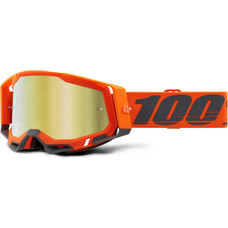 100% RACECRAFT 2 KERV GOGGLES - GOLD MIRROR LENS