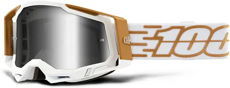 100% RACECRAFT GOGGLE MAYFAIR - MIRROR SILVER LENS